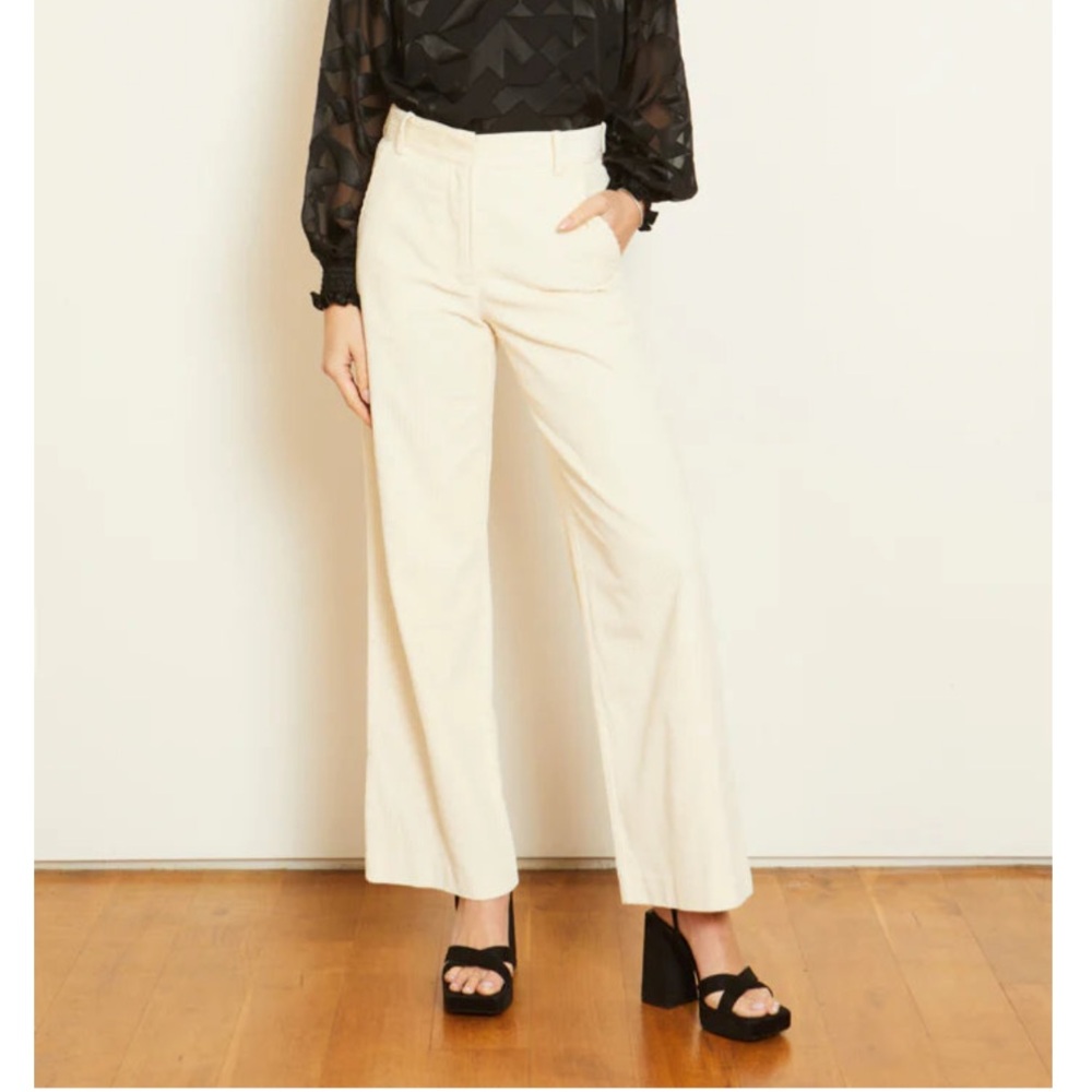 NWT Caballero Haven Pant in Winter White Corduroy Size XS